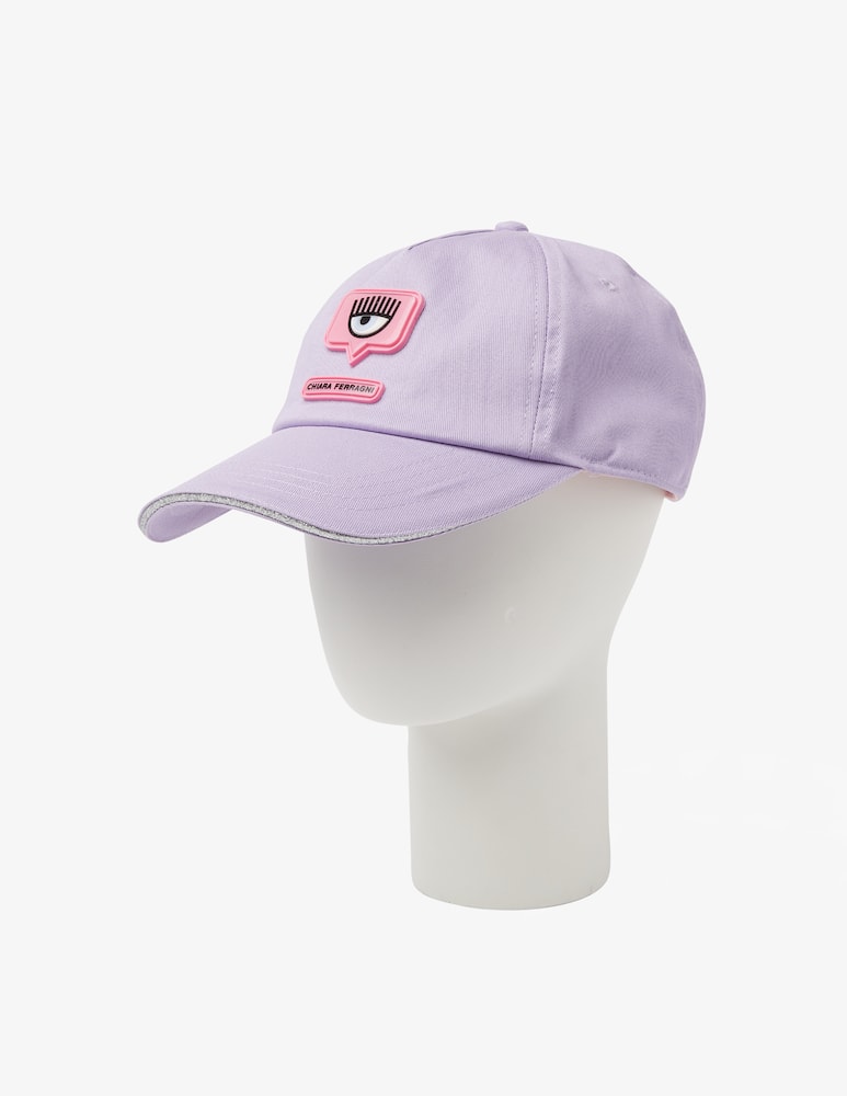 Chiara Ferragni Cappellino da baseball Eyetag - Viola - immagine 1 Chiara Ferragni Cappellino da baseball Eyetag - Viola - immagine 1
