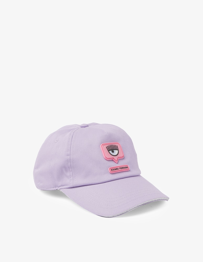 Chiara Ferragni Cappellino da baseball Eyetag - Viola - immagine 2 Chiara Ferragni Cappellino da baseball Eyetag - Viola - immagine 2