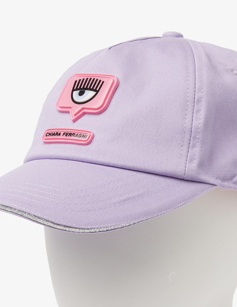 Chiara Ferragni Cappellino da baseball Eyetag - Viola - immagine 3 Chiara Ferragni Cappellino da baseball Eyetag - Viola - immagine 3