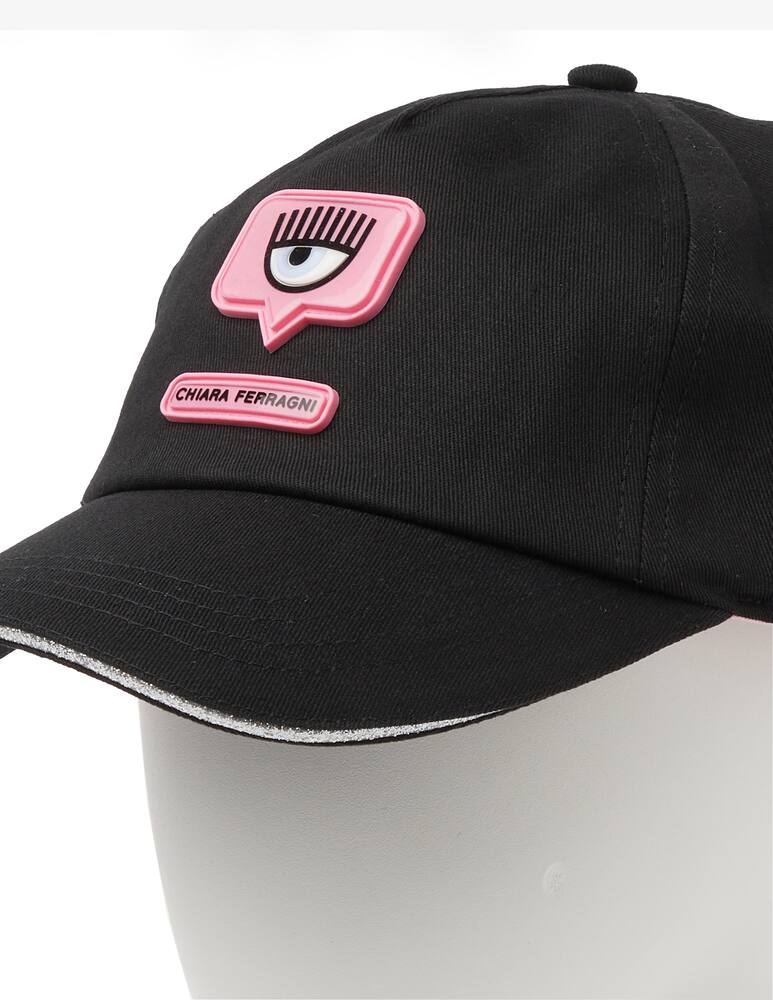 rinascente Chiara Ferragni Cappellino da baseball Eyetag - Nero