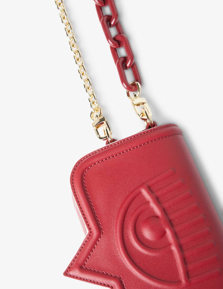 rinascente Chiara Ferragni Eye M smooth crossbody bag - Red