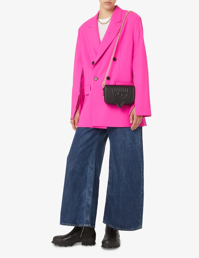 rinascente Chiara Ferragni Borsa M Smooth Eye - Nero