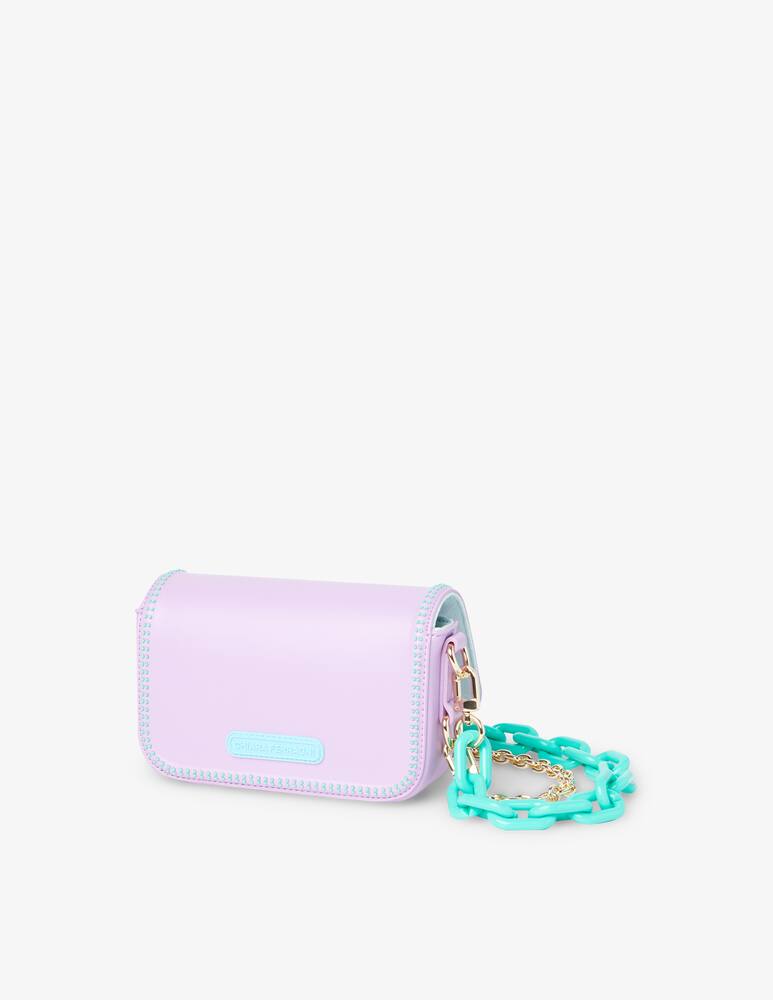 rinascente Chiara Ferragni Eye M studs crossbody bag - Lilac