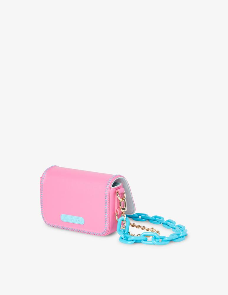 rinascente Chiara Ferragni Eye M studs crossbody bag - Pink
