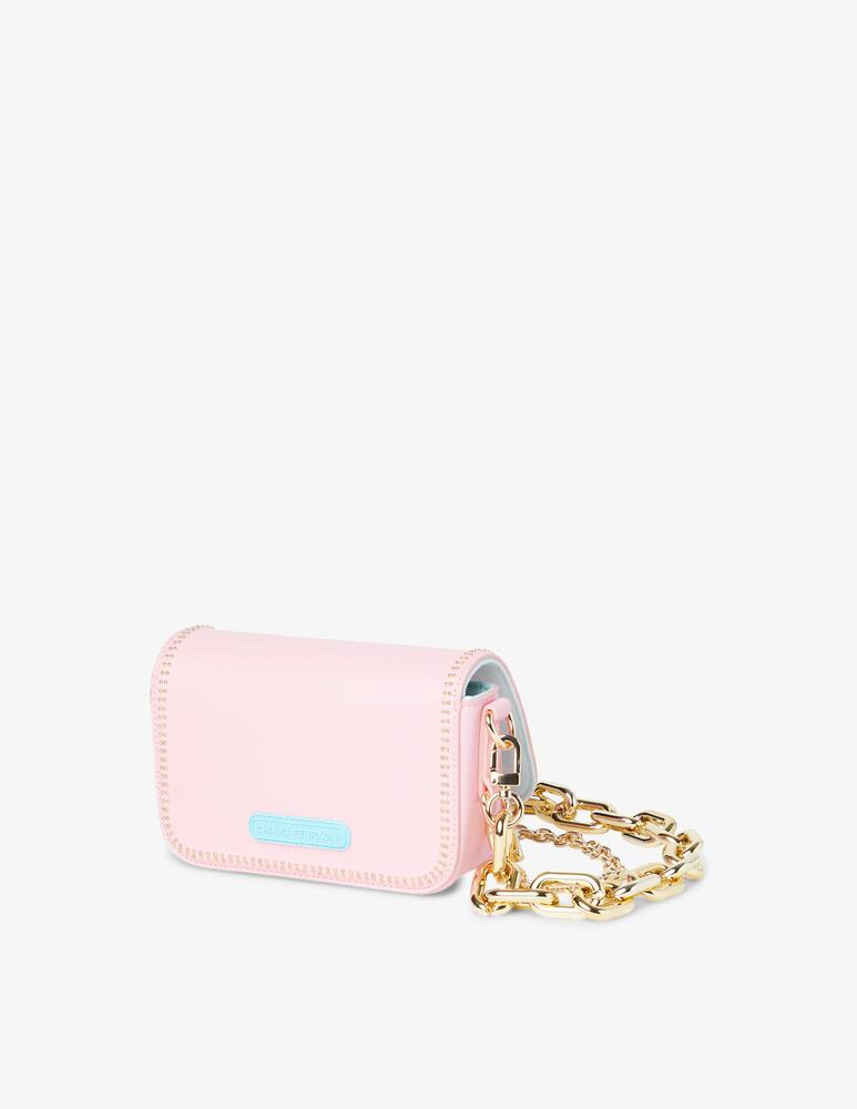 rinascente Chiara Ferragni Eye M studs crossbody bag - Pink