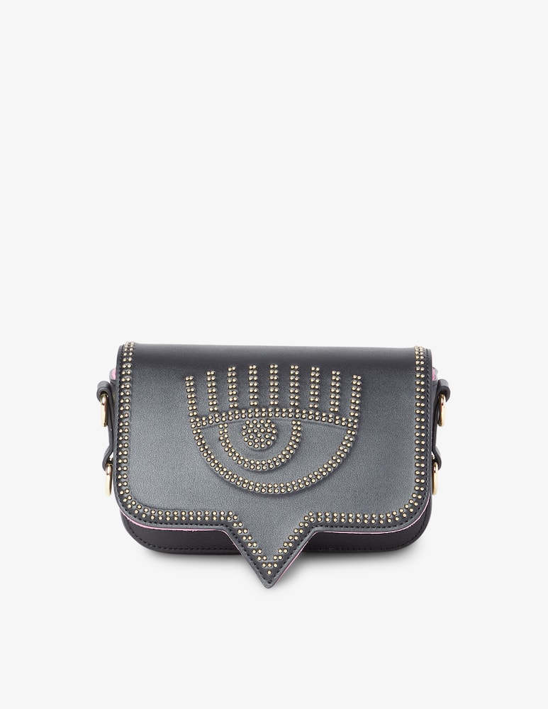 rinascente Chiara Ferragni Borsa a tracolla M Studs Eye - Nero