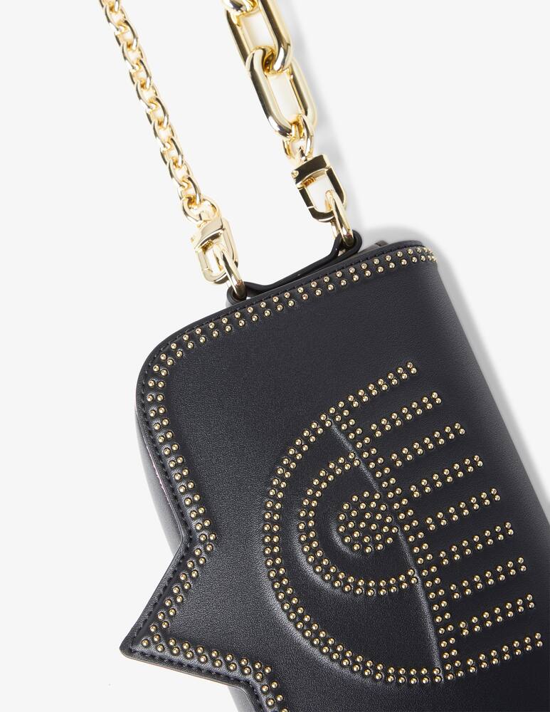 rinascente Chiara Ferragni Borsa a tracolla M Studs Eye - Nero