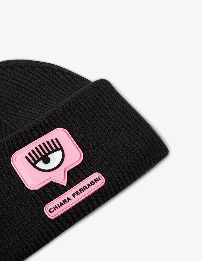 rinascente Chiara Ferragni Berretto Eye tag - Nero
