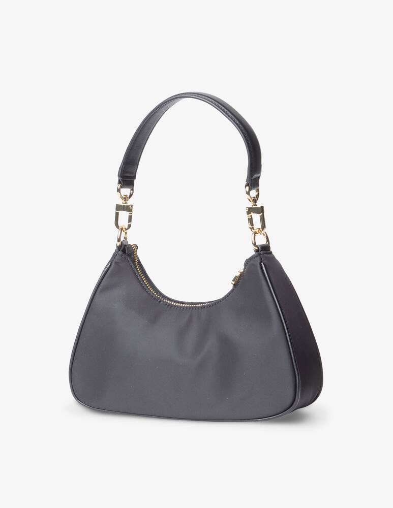 rinascente Chiara Ferragni Eye nylon halfmoon bag - Black