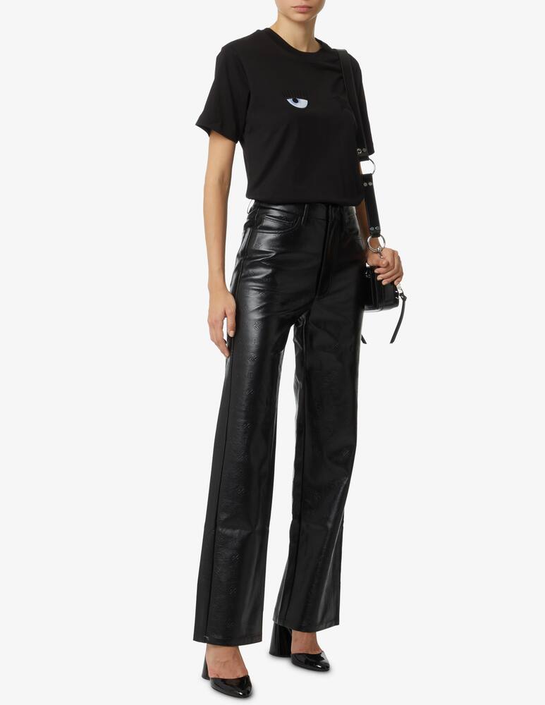 rinascente Chiara Ferragni Eye star cotton t-shirt - Black