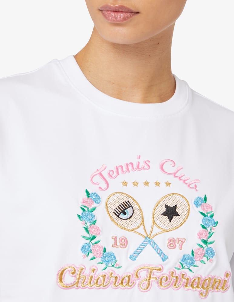 rinascente Chiara Ferragni Tennis t-shirt - White