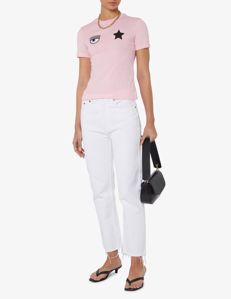 rinascente Chiara Ferragni T-shirt in cotone - Rosa