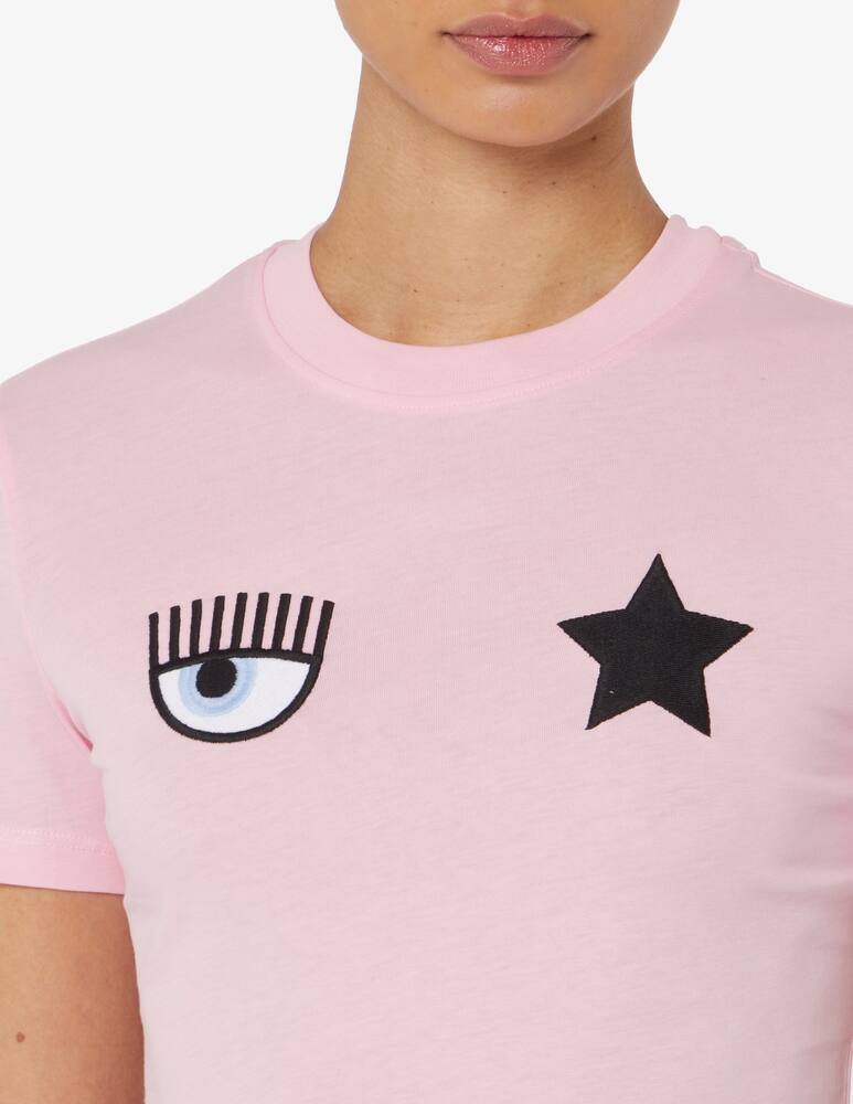 rinascente Chiara Ferragni T-shirt in cotone - Rosa