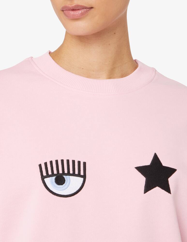 rinascente Chiara Ferragni Felpa girocollo in cotone