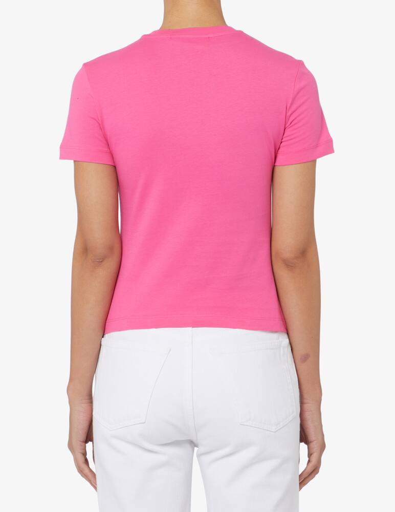 rinascente Chiara Ferragni T-shirt in cotone con logo - Rosa