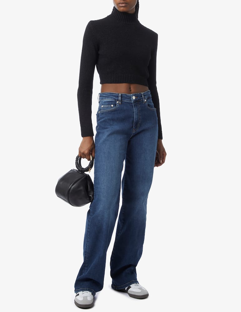Chiara Ferragni Jeans a vita alta flare stretch flare - immagine 2 Chiara Ferragni Jeans a vita alta flare stretch flare - immagine 2