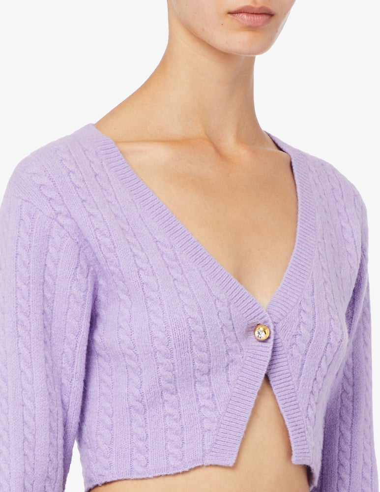 Chiara Ferragni Cardigan crop treccia - immagine 4 Chiara Ferragni Cardigan crop treccia - immagine 4