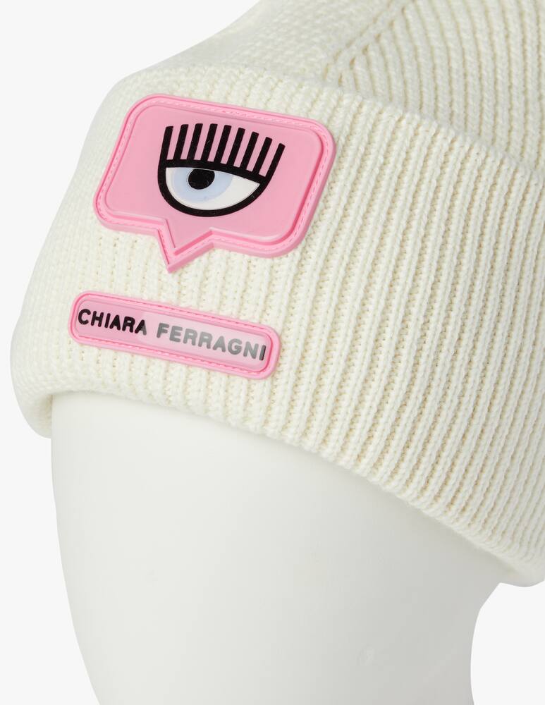 rinascente Chiara Ferragni Eyelike wool blend beanie