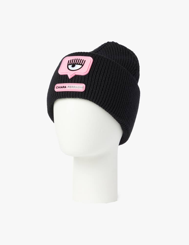 rinascente Chiara Ferragni Eyelike wool blend beanie