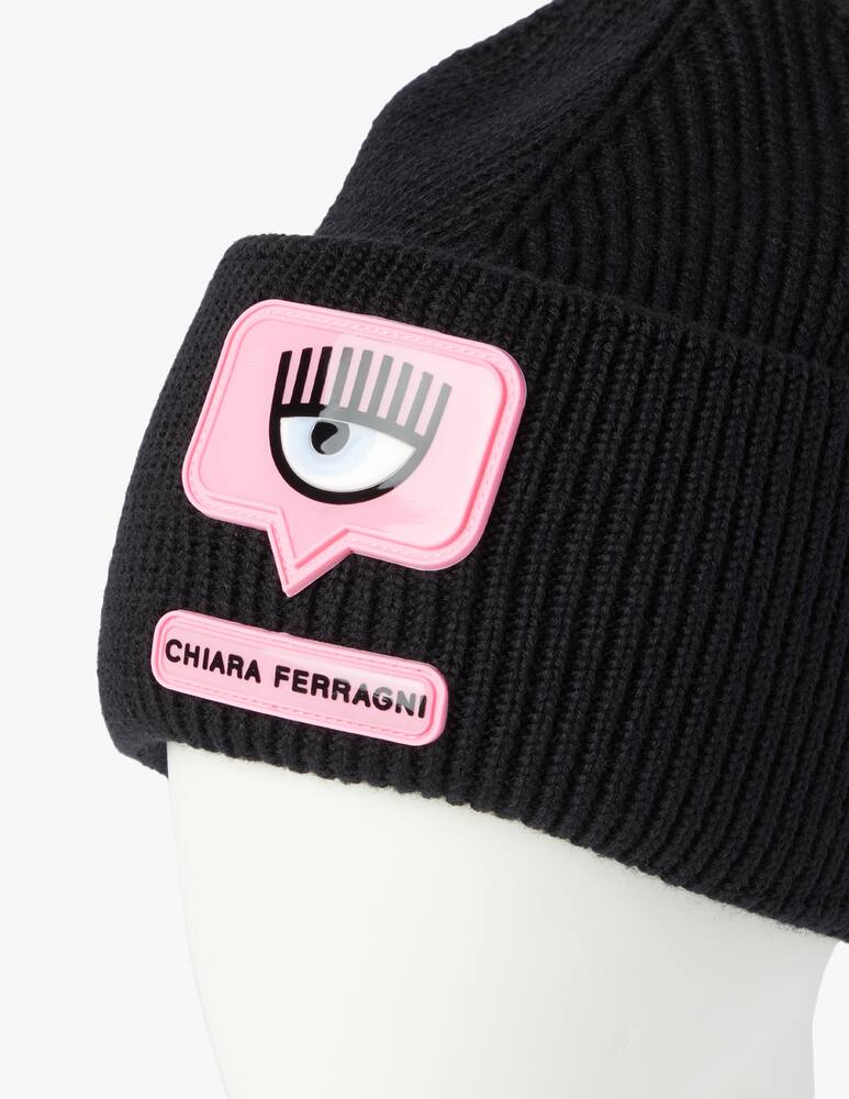 rinascente Chiara Ferragni Eyelike wool blend beanie