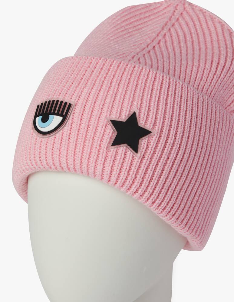 Chiara Ferragni Eyelike wool blend beanie - picture 4 Chiara Ferragni Eyelike wool blend beanie - picture 4