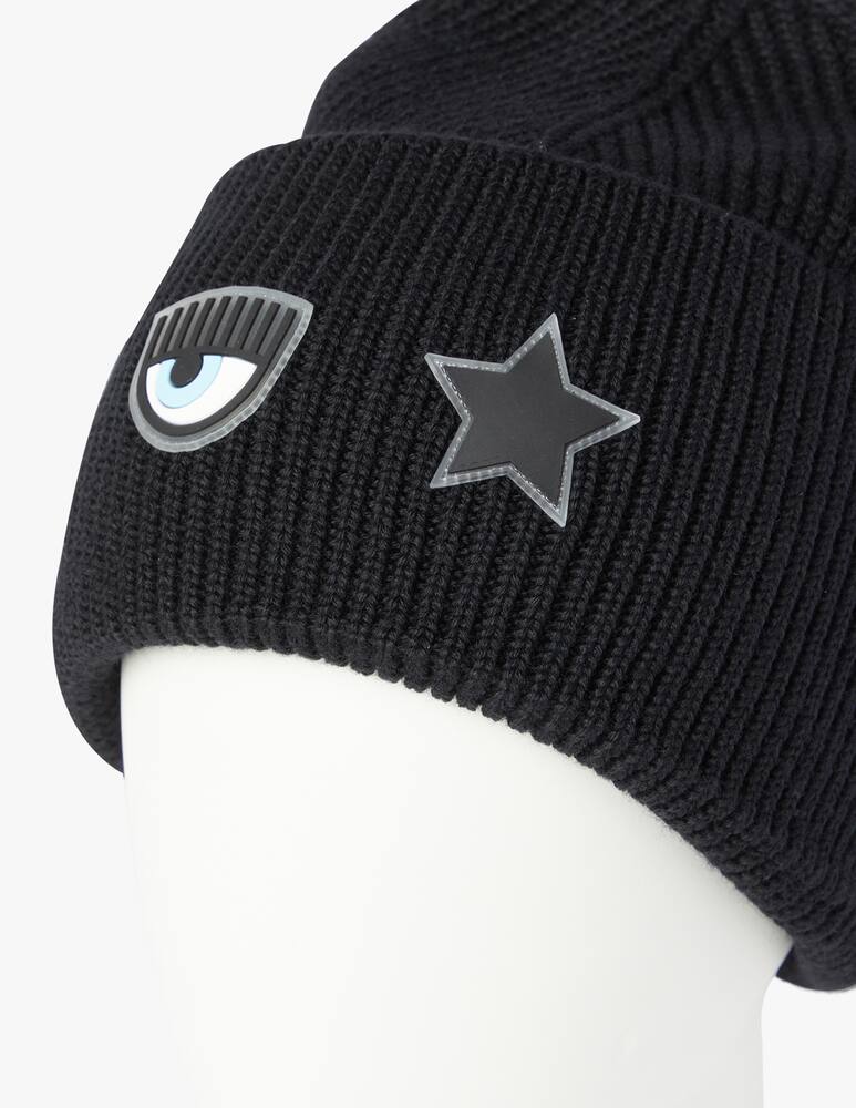 rinascente Chiara Ferragni Eyelike wool blend beanie