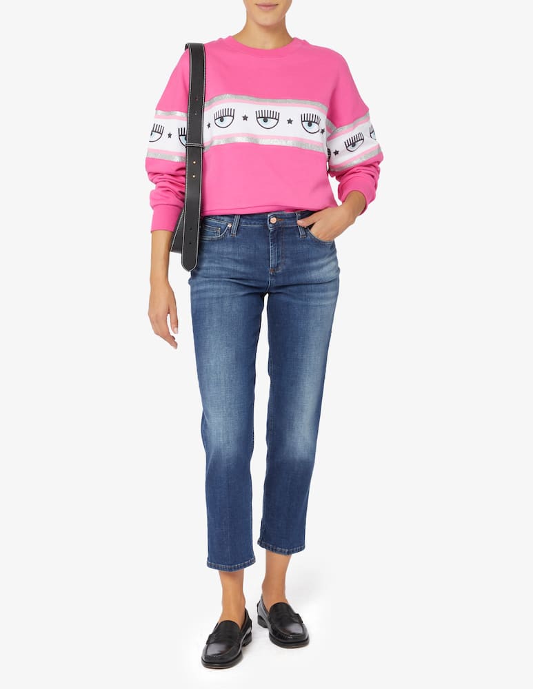 rinascente Chiara Ferragni Logomania maxi sweatshirt