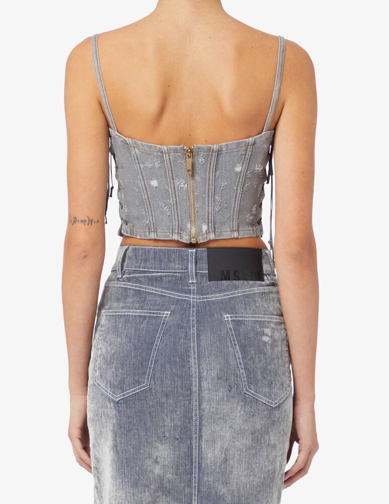 rinascente Chiara Ferragni Corsetto denim