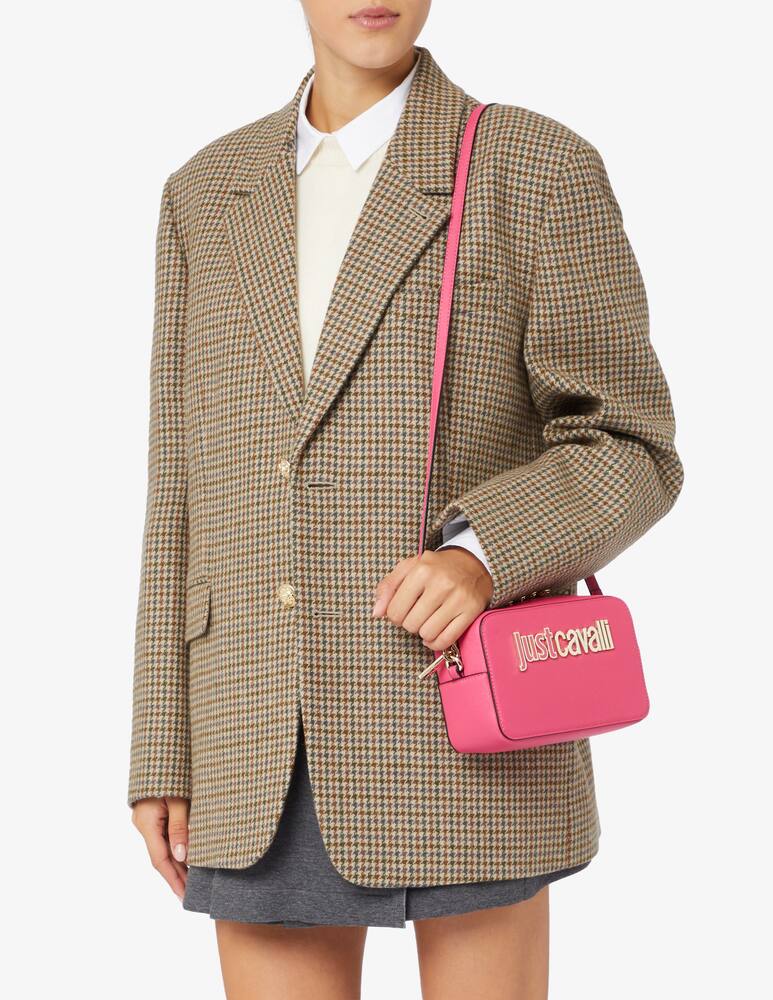 rinascente Just Cavalli Borsa camera con scritta in metallo