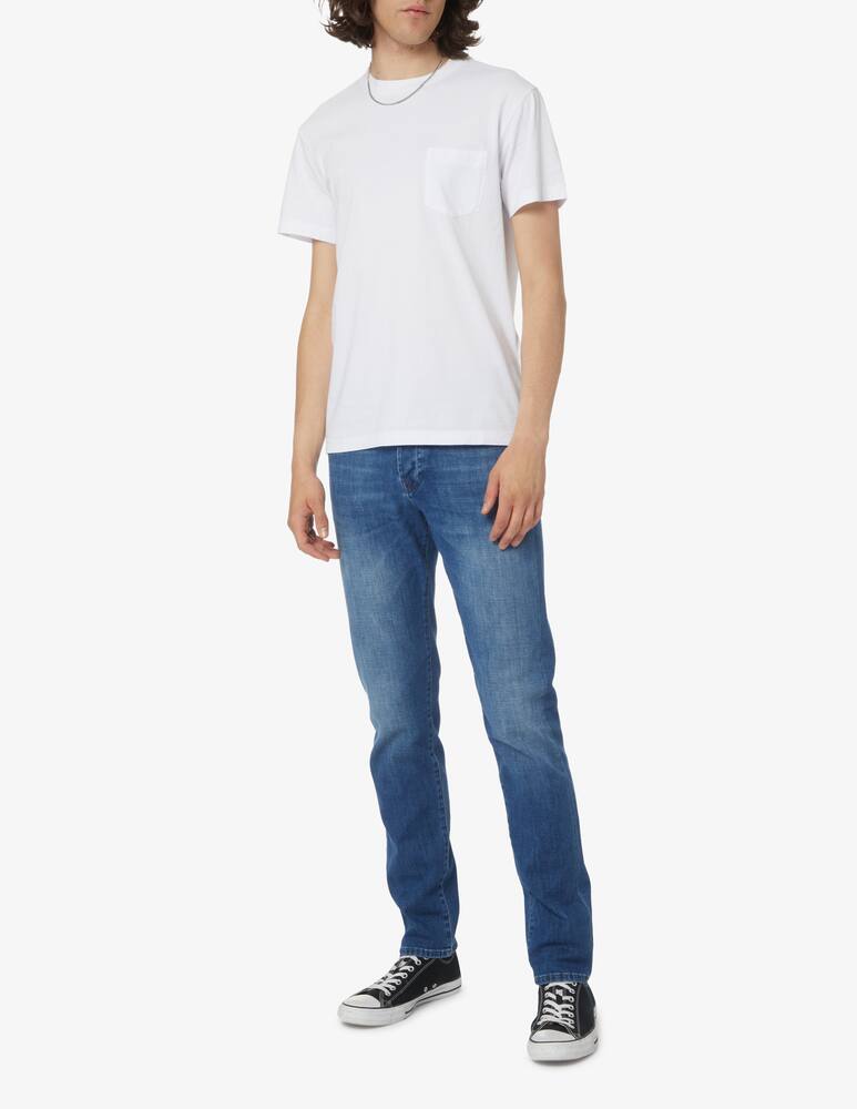 rinascente Replay Maglietta manica corta taschino - bianco