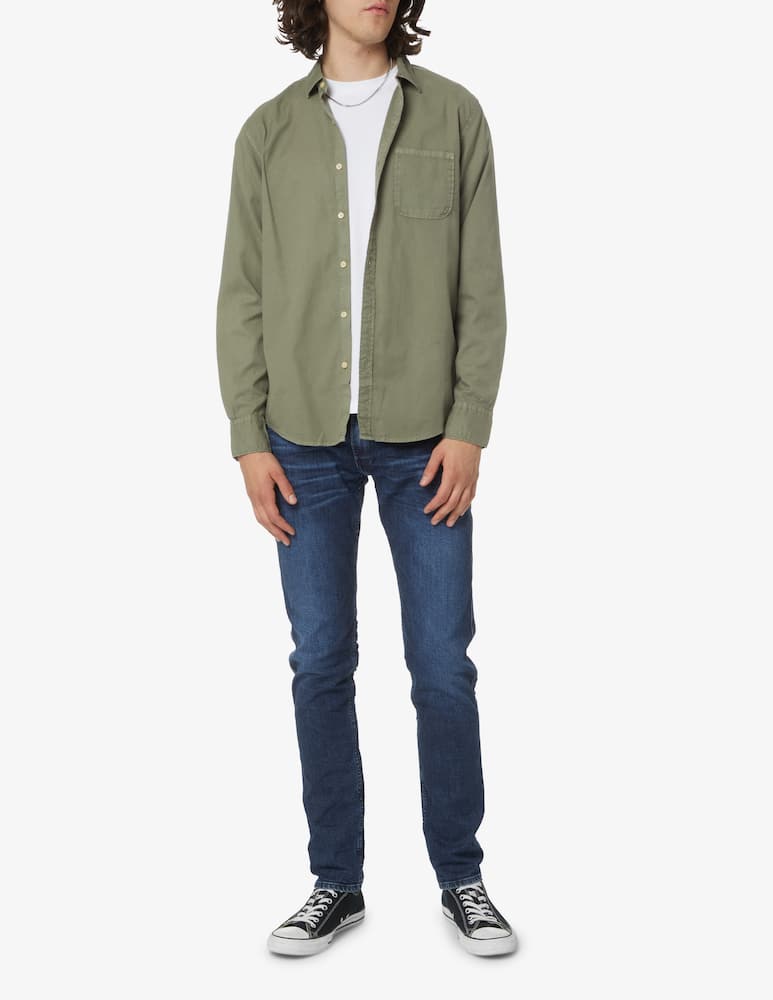 rinascente Replay Oxford cotton long sleeve shirt - green