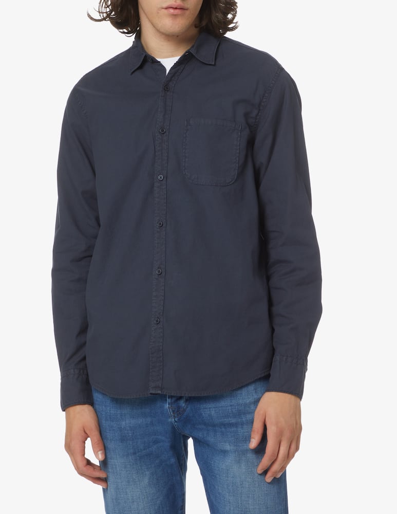 Replay Oxford cotton long sleeve shirt - blue - picture 1 Replay Oxford cotton long sleeve shirt - blue - picture 1