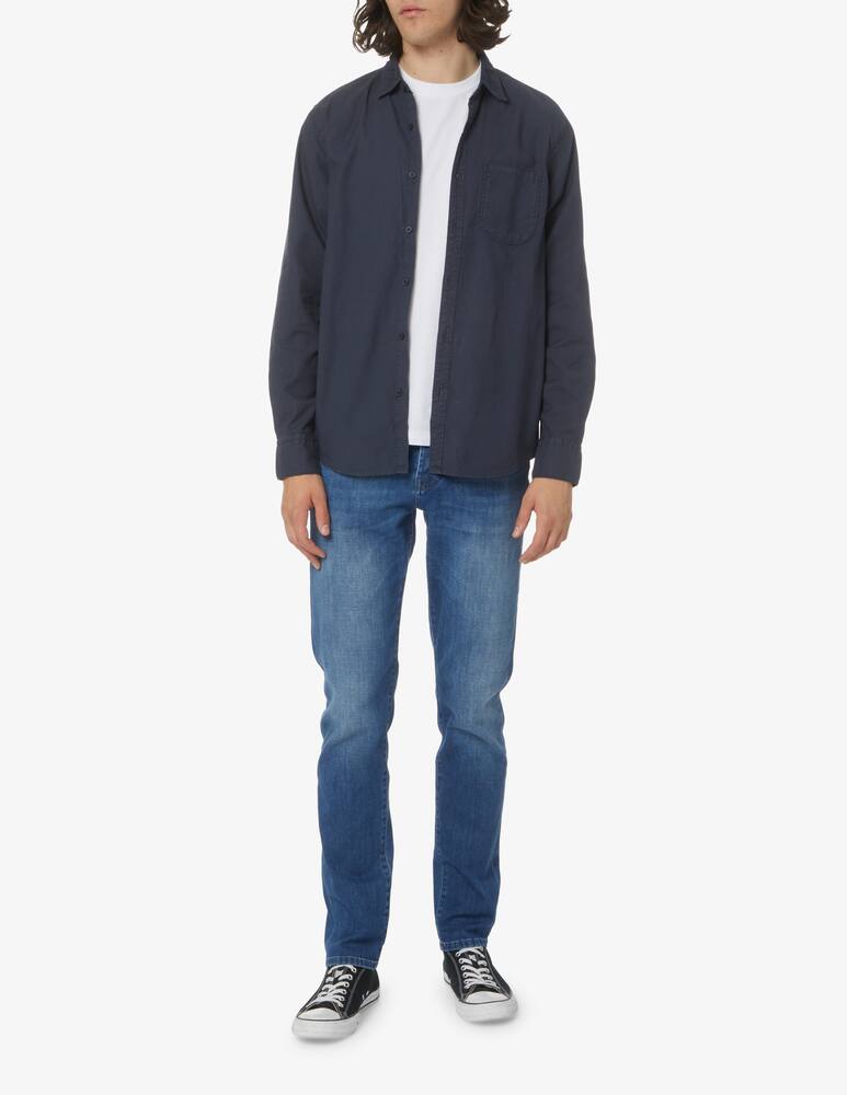 rinascente Replay Camicia manica lunga cotone oxford - blu