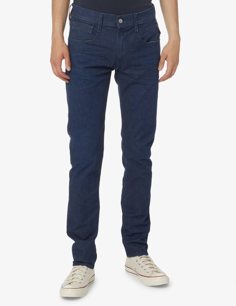 rinascente Replay Jeans slim anbass hyperflex - blu