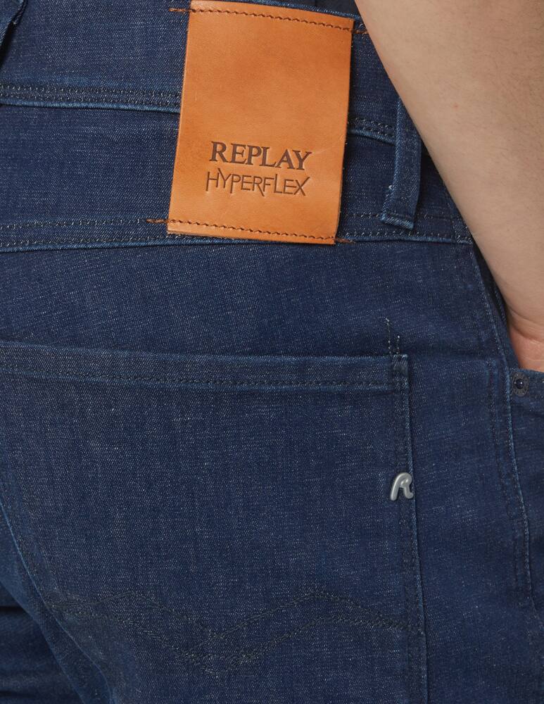 rinascente Replay Jeans slim anbass hyperflex - blu