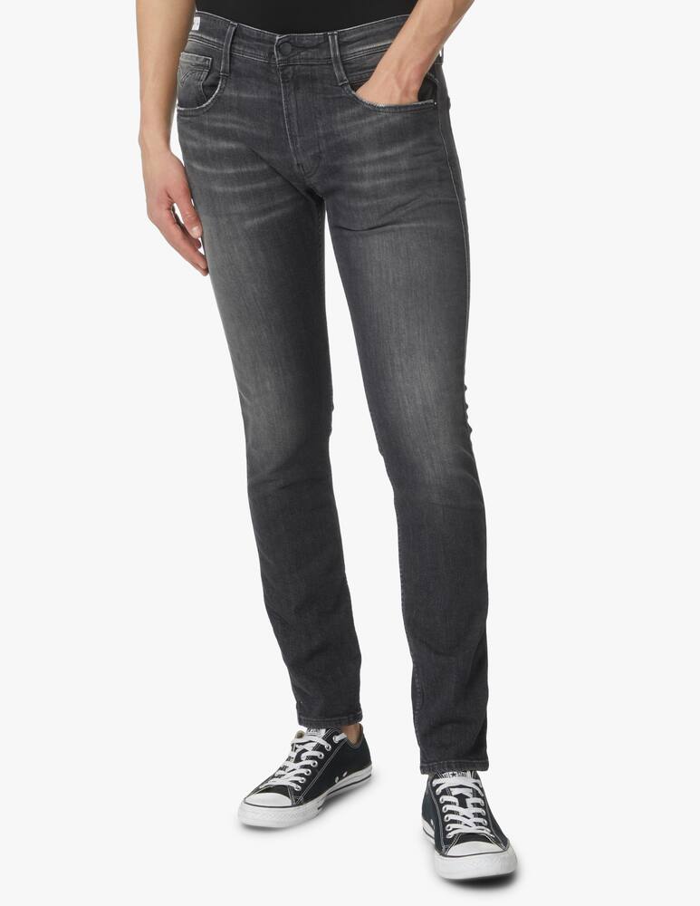 rinascente Replay Jeans slim anbass grigio scuro - verde