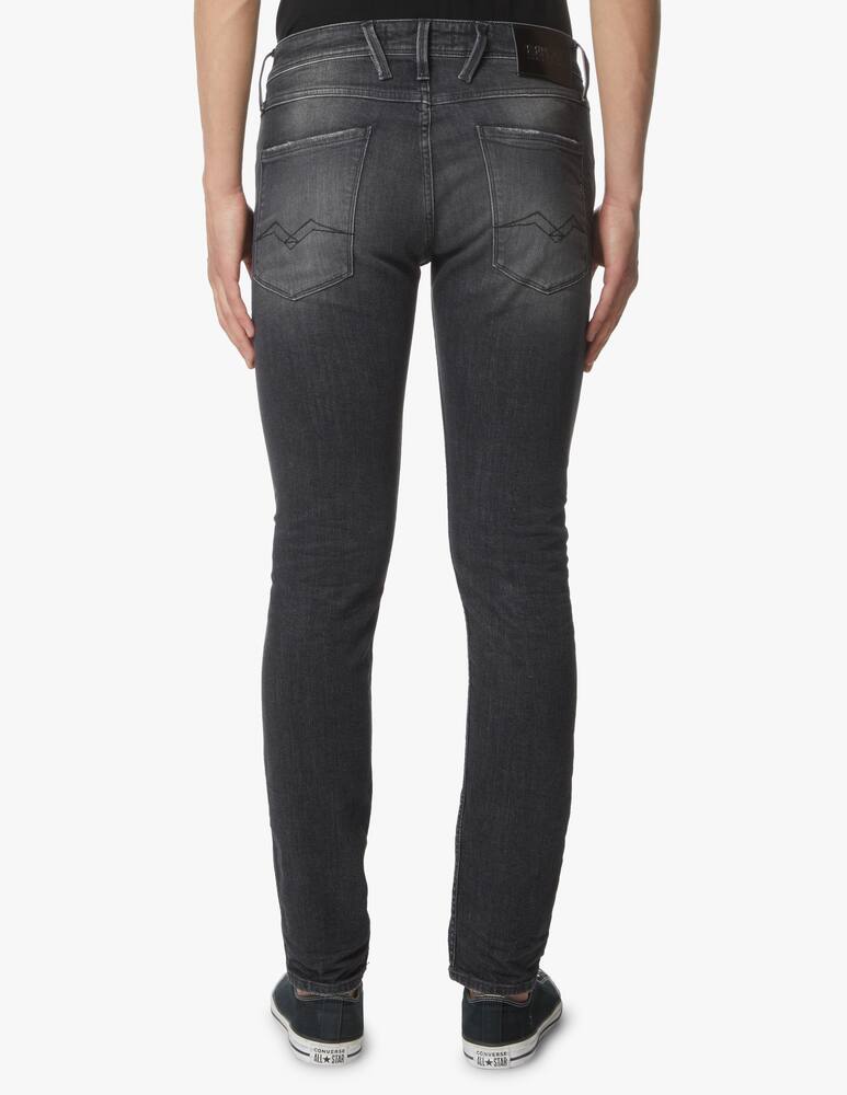 rinascente Replay Jeans slim anbass grigio scuro - verde