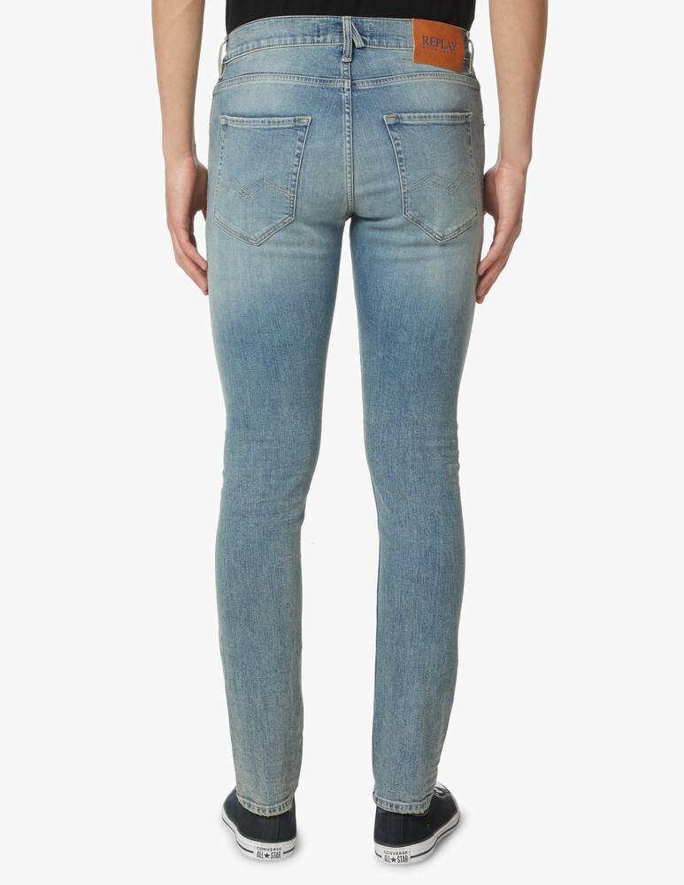 rinascente Replay Jeans slim tapered mickym ctn bio - blu