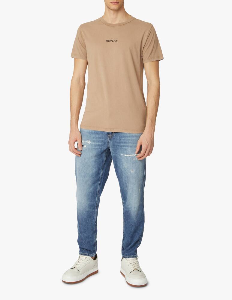 rinascente Replay Maglietta manica corta cotone organico - beige