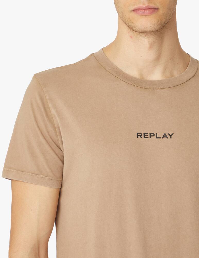 rinascente Replay Maglietta manica corta cotone organico - beige