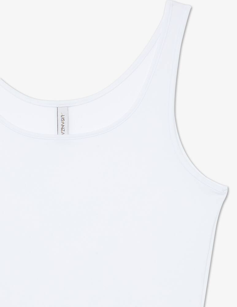 rinascente Lisanza Wide shoulder tank top