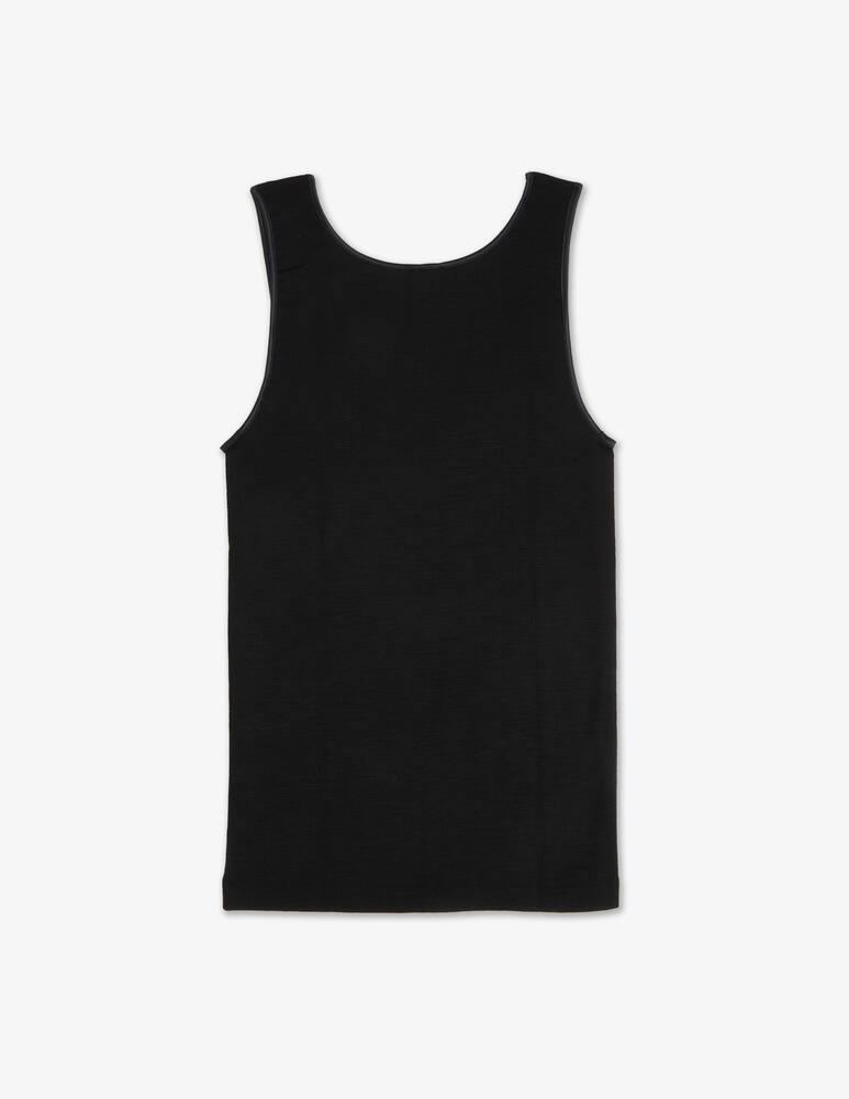 rinascente Lisanza Wide shoulder tank top crewneck