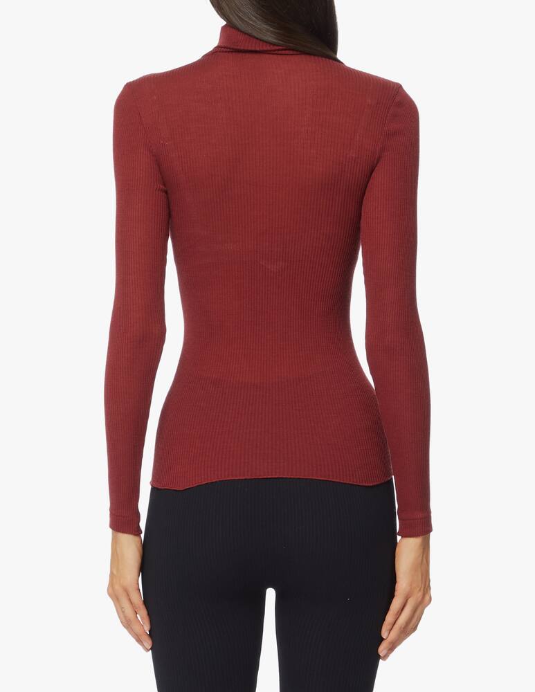 rinascente Lisanza Turtle-neck ribbed top