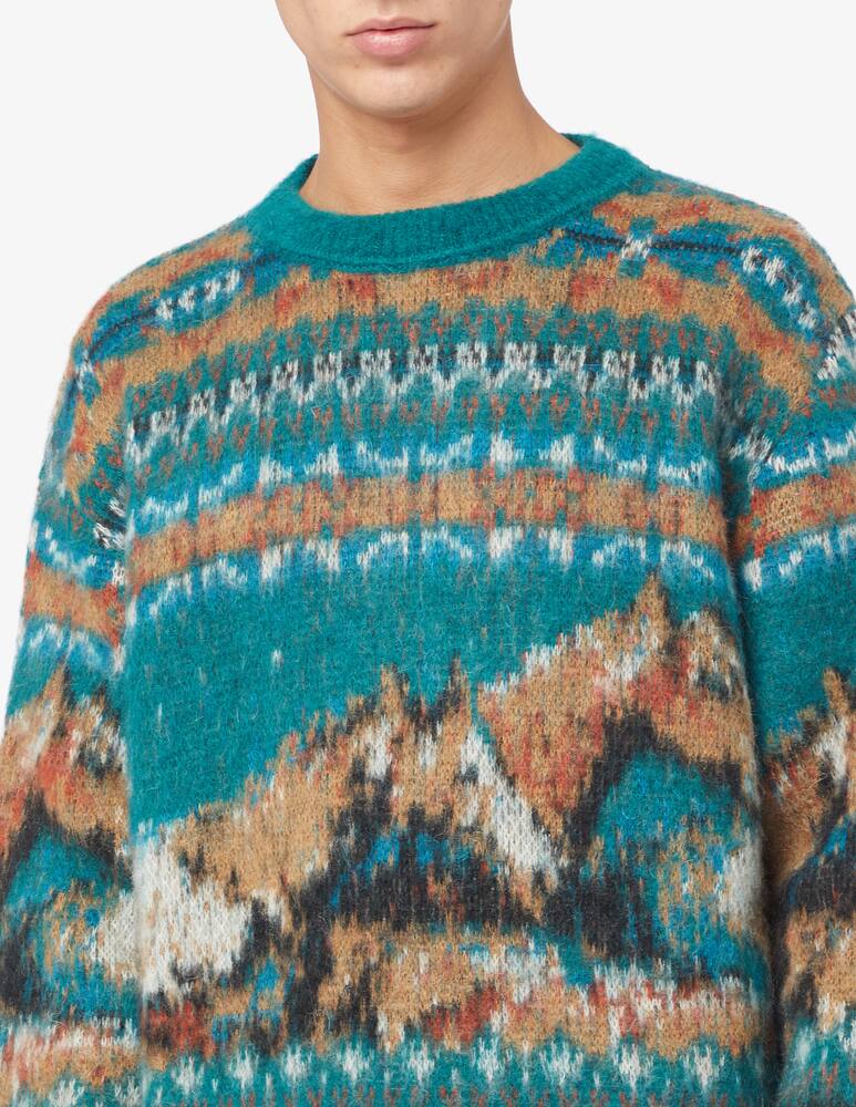 rinascente In The Box Alpaca horse crewneck jumper