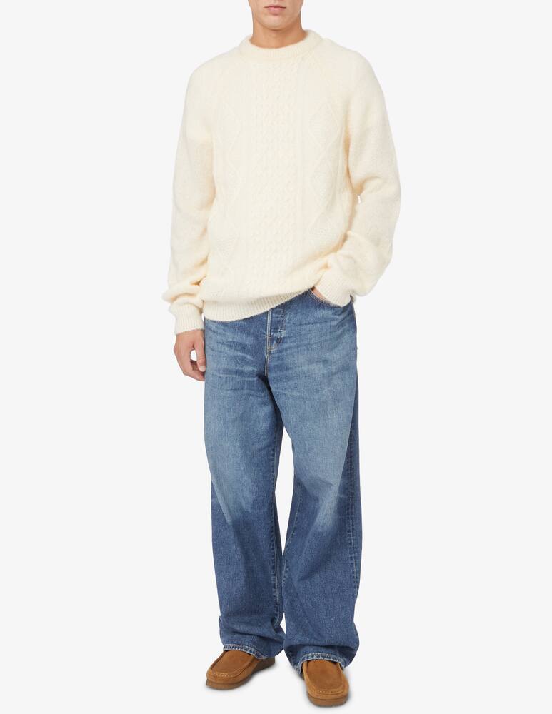 rinascente In The Box Alpaca cable crewneck jumper