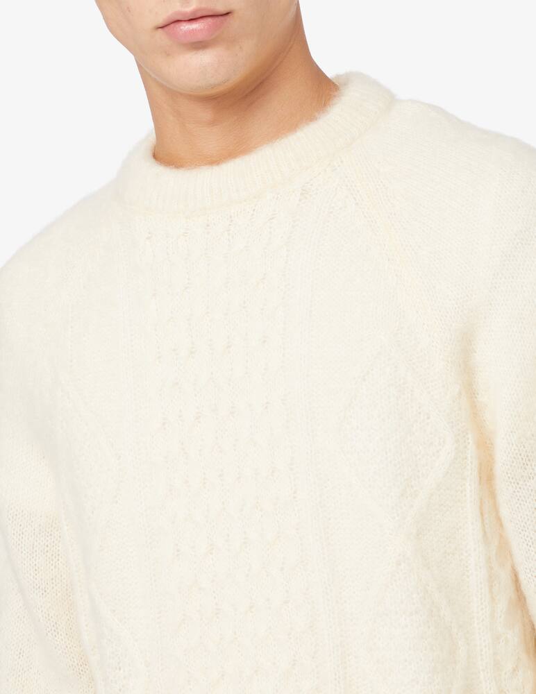 rinascente In The Box Alpaca cable crewneck jumper