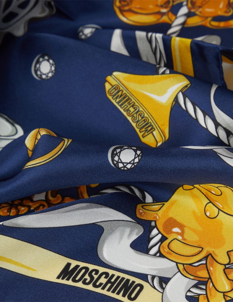 rinascente Moschino Sciarpa 68x68 bijou