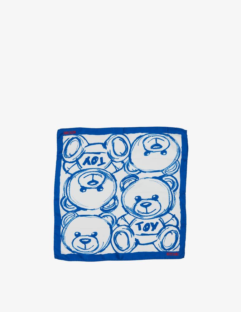 Moschino Sciarpa big bear sketch 50x50 - immagine 1 Moschino Sciarpa big bear sketch 50x50 - immagine 1