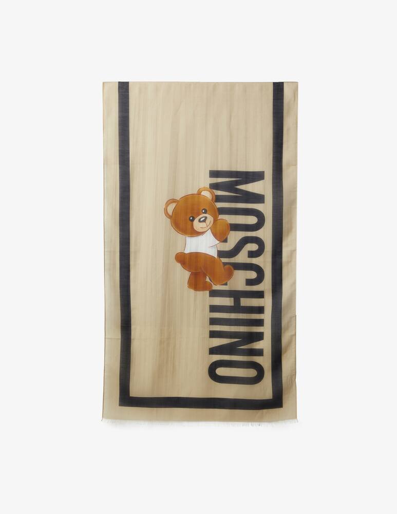 rinascente Moschino Bear scarf 45x150