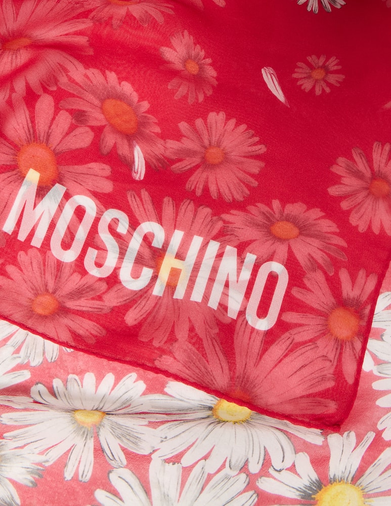 rinascente Moschino Margherite silk scarf
